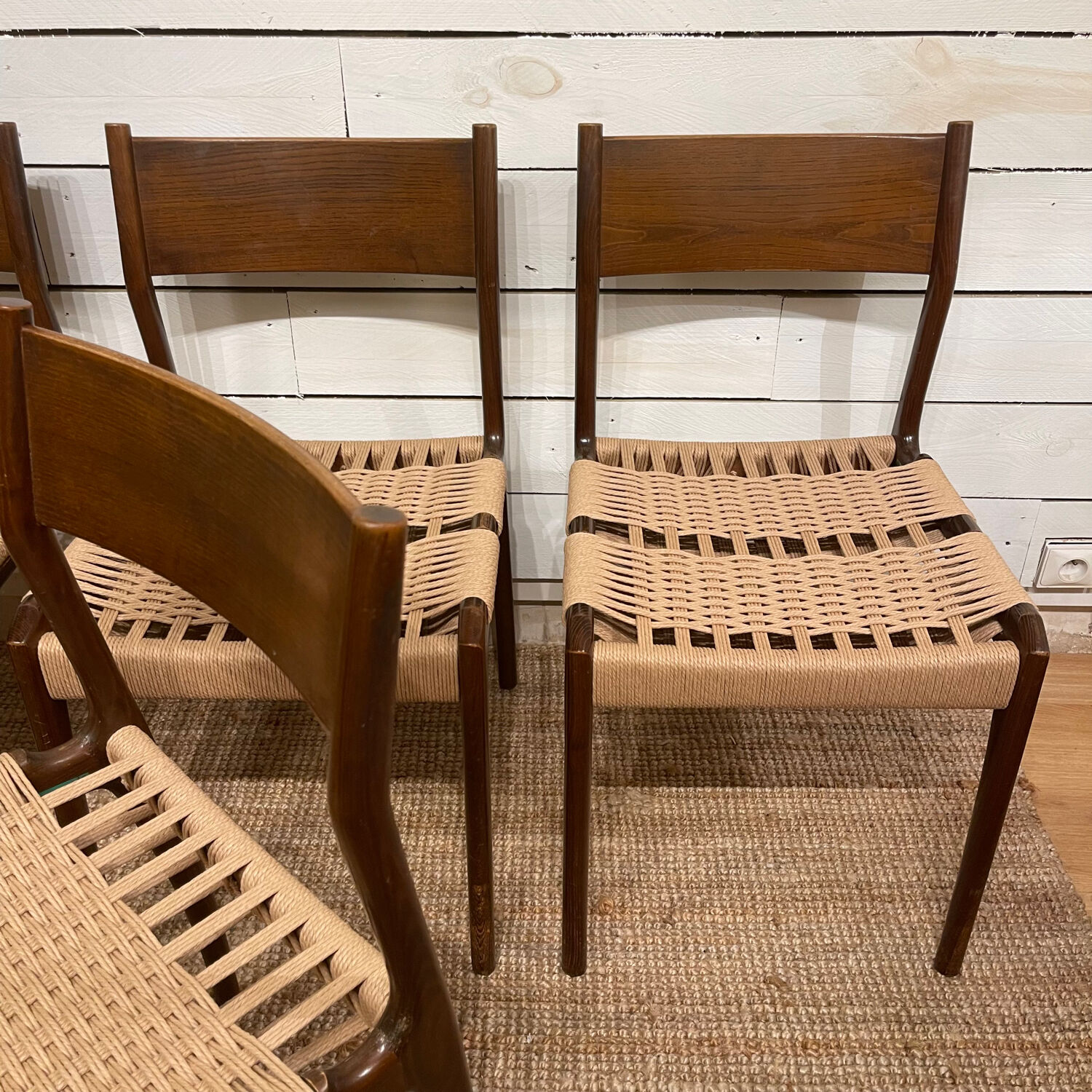 Series of 4 chairs Havana 1960