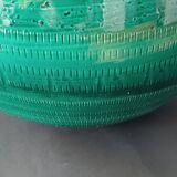 Round ceramic planter Rimini Bright Green Aldo Londi Bitossi 1970