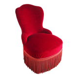 Velvet toad armchair