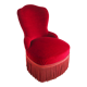 Velvet toad armchair