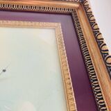 Large HST painting depicting a floral bouquet signed Lina Pont (?)