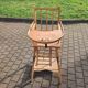 Chaise haute vintage en bois