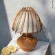 Vintage rattan lamp