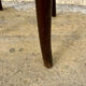 Tabouret de bar vintage en bois & cannage