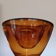 Amber glass cup from the early 2000s