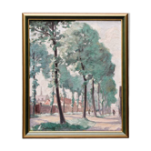 Huile sur toile par Jean Vasseur (1905-1986), Quevauvillers (Somme)
