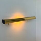 XL brass wall lamp, Sweden 1960
