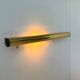 XL brass wall lamp, Sweden 1960