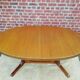 Baumann expandable oval table, 1960