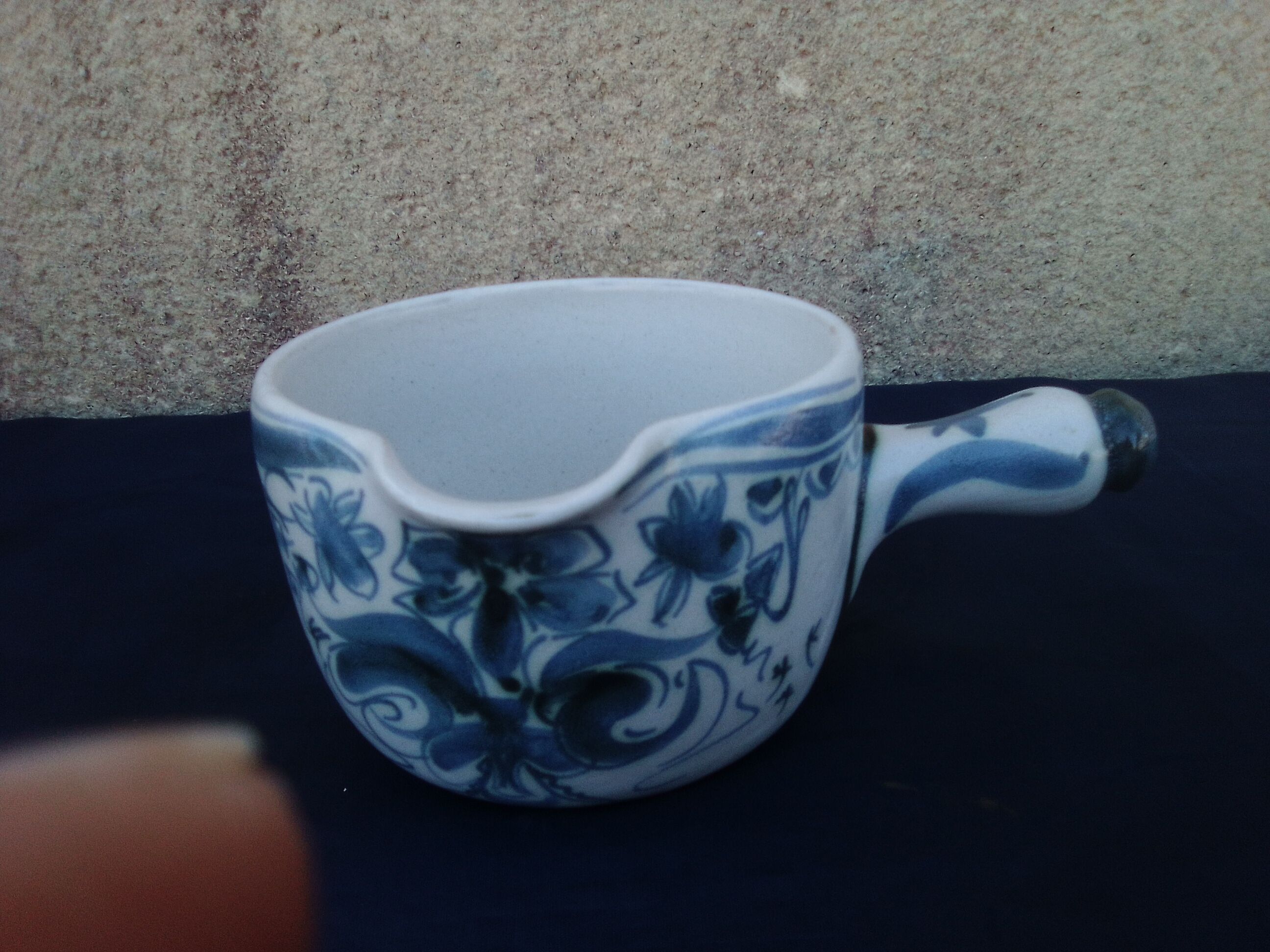 Small skillet in Quimper keraluc Diam earthenware 11 cm