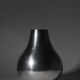 Polished Aluminum Bulbous Vase, Large