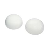 Pair of ceiling lamps type 16.s.002, polam-wilkasy, poland, 1970s.