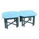 Set of 2 octagonal coffee tables – Charming, vintage, timeless