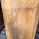 Vintage oak bookcase with compass base