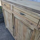 Parisian style natural wood sideboard