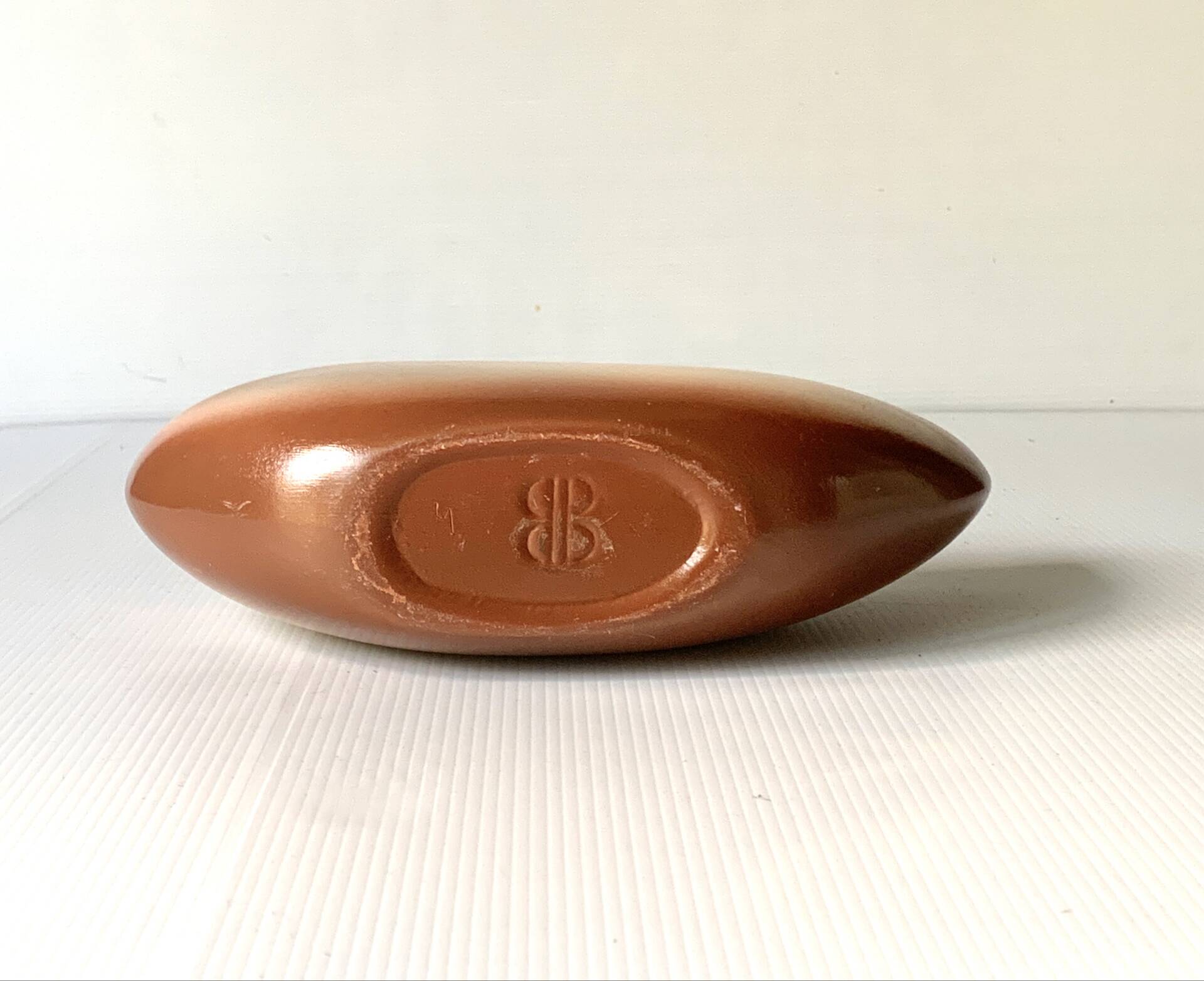 Half-moon vase Bertoncello Italy 1970