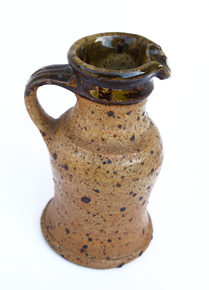 Pierre Digan's pyrity sandstone box, Puisaye, La Borne 1950