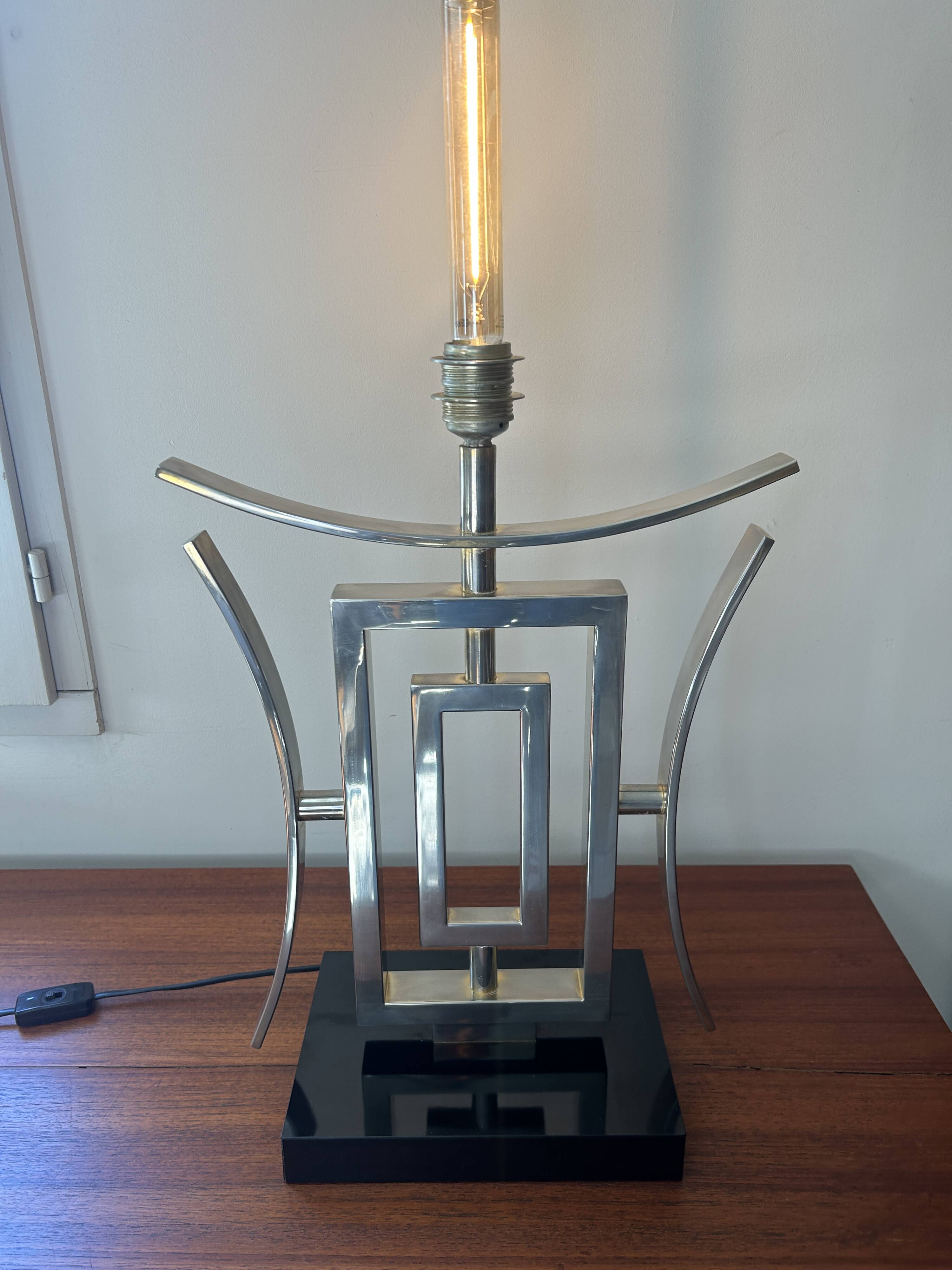 Table lamp, Hollywood Regency style Willy Rizzo 1970