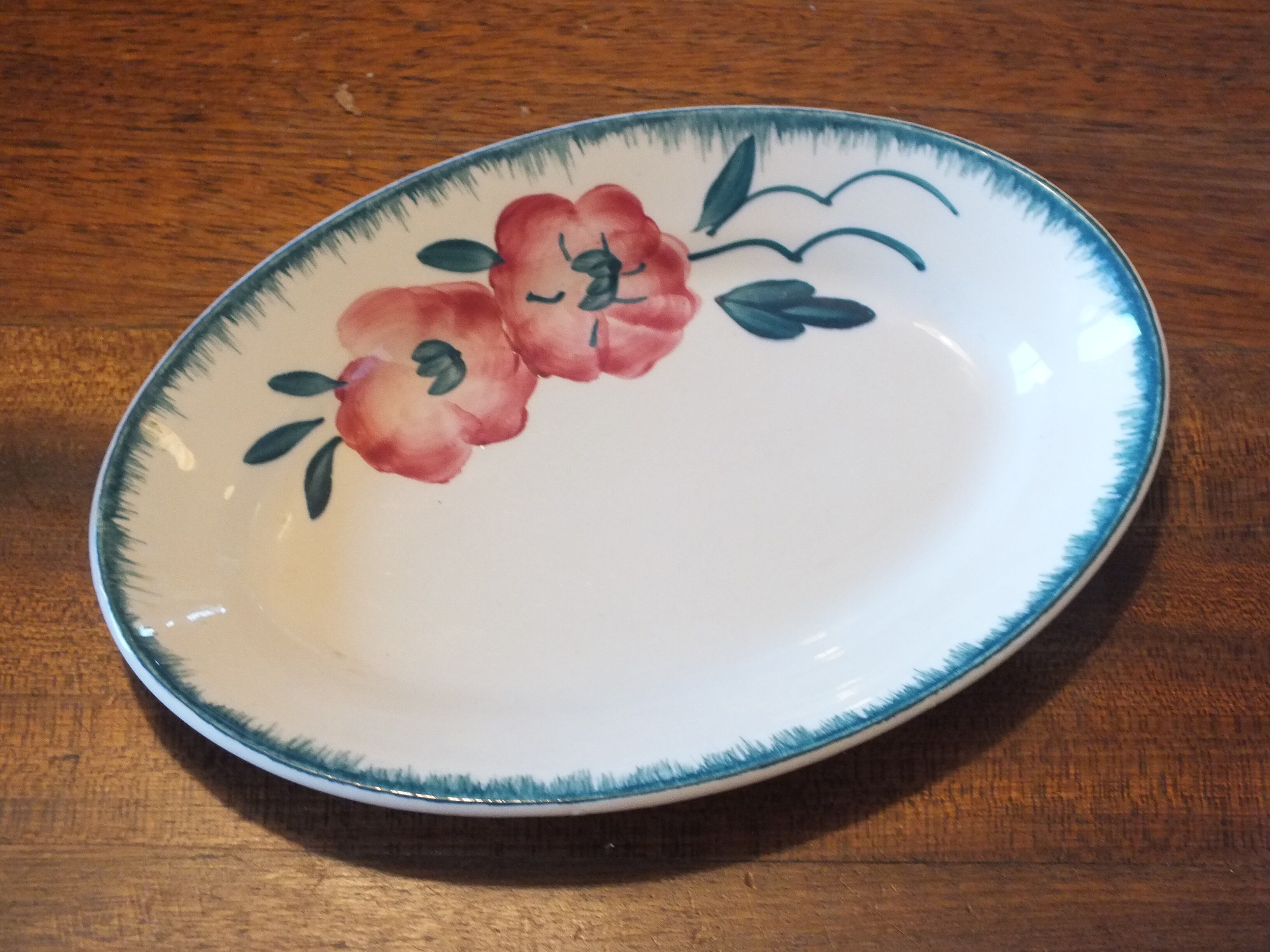 Ravier vintage Sarreguemines DV service Maryvonne