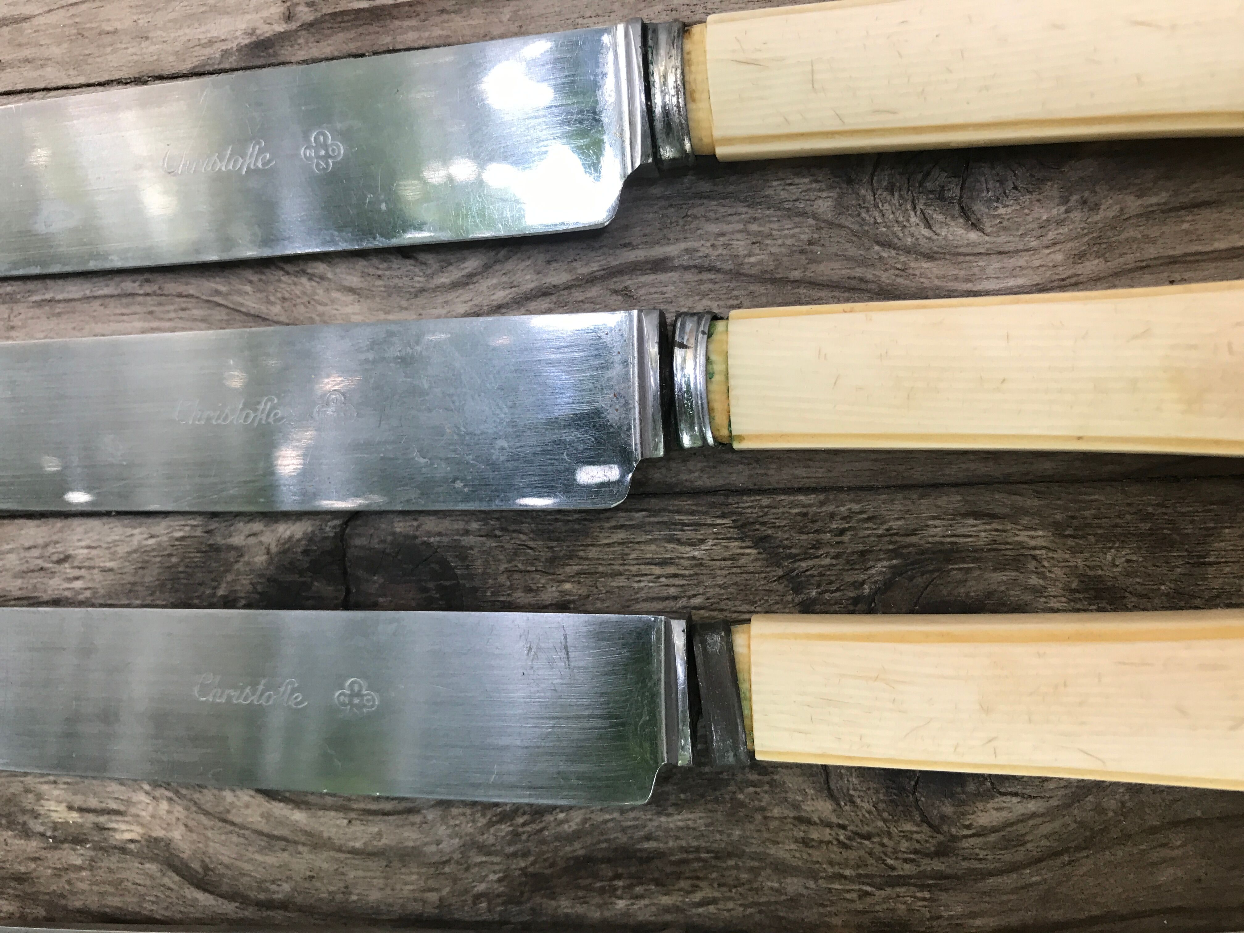 Old Christofle knife series