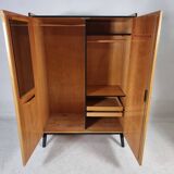 Vintage Wood Wardrobe, 1960s