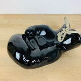 Empty pocket boxing glove JC Peiré black ceramic