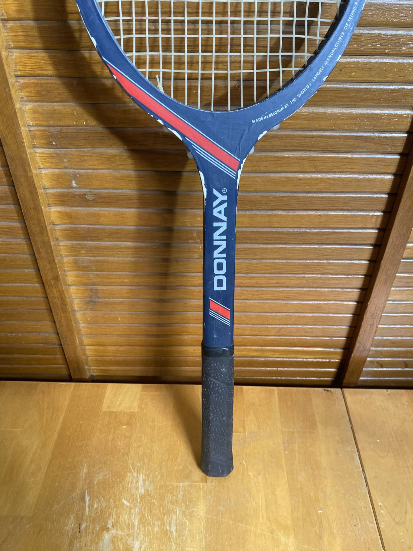 Vintage DONNAY Hit N°1 Wooden Tennis Racket Sport #E225