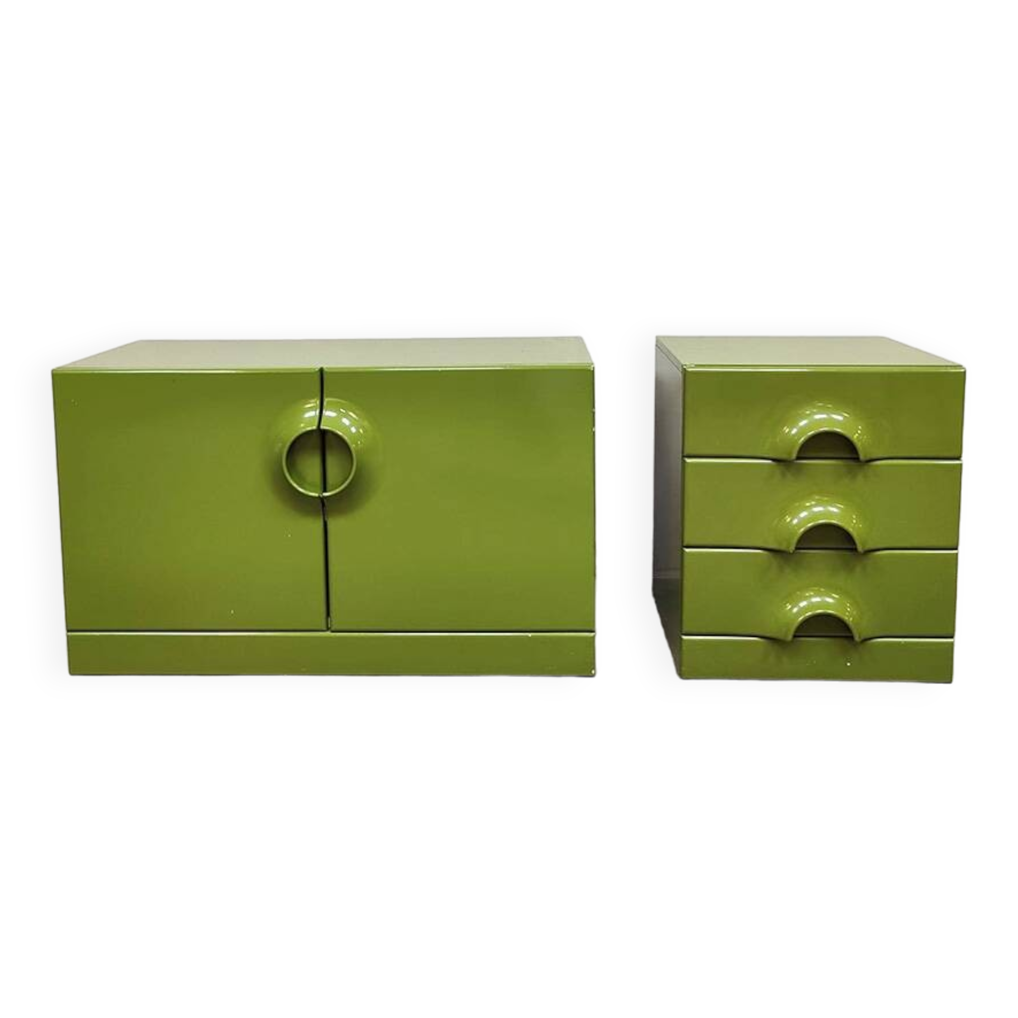 Vintage Space age chest of drawers sidetable