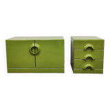 Vintage Space age chest of drawers sidetable