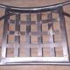 Metal and glass console