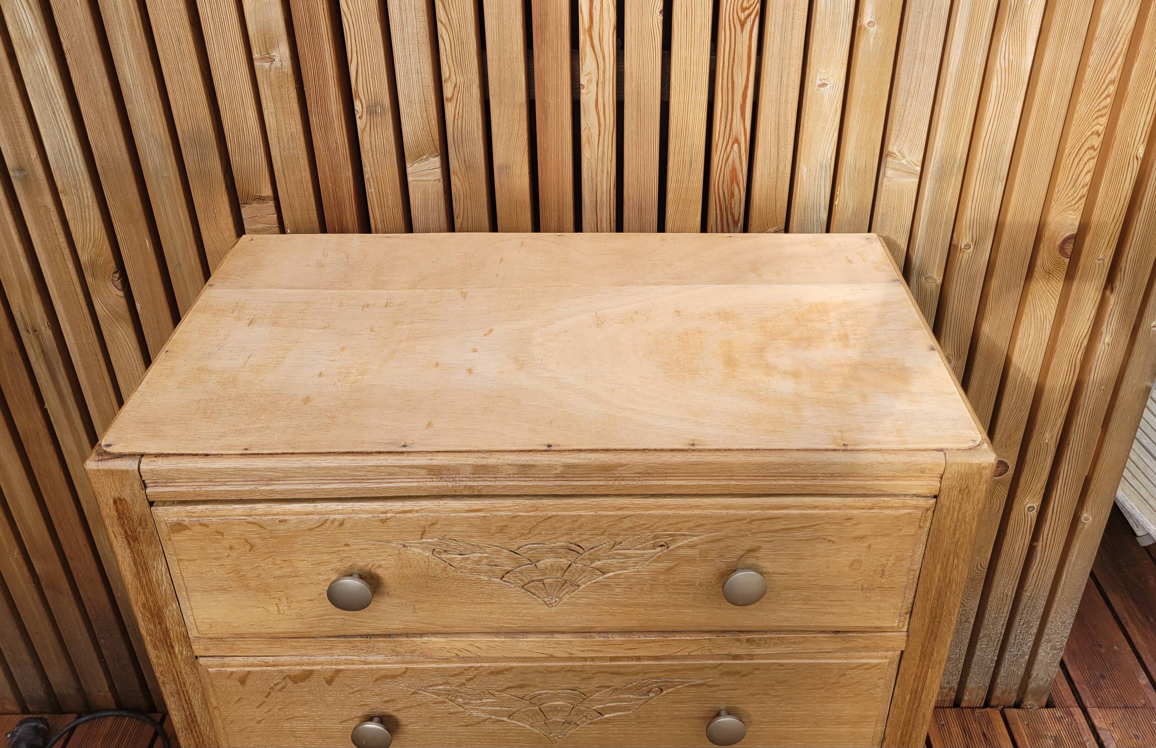 Vintage art deco chest of drawers