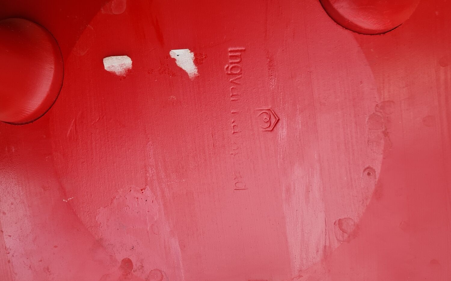 Stool Ingvar Kamprad limited edition red