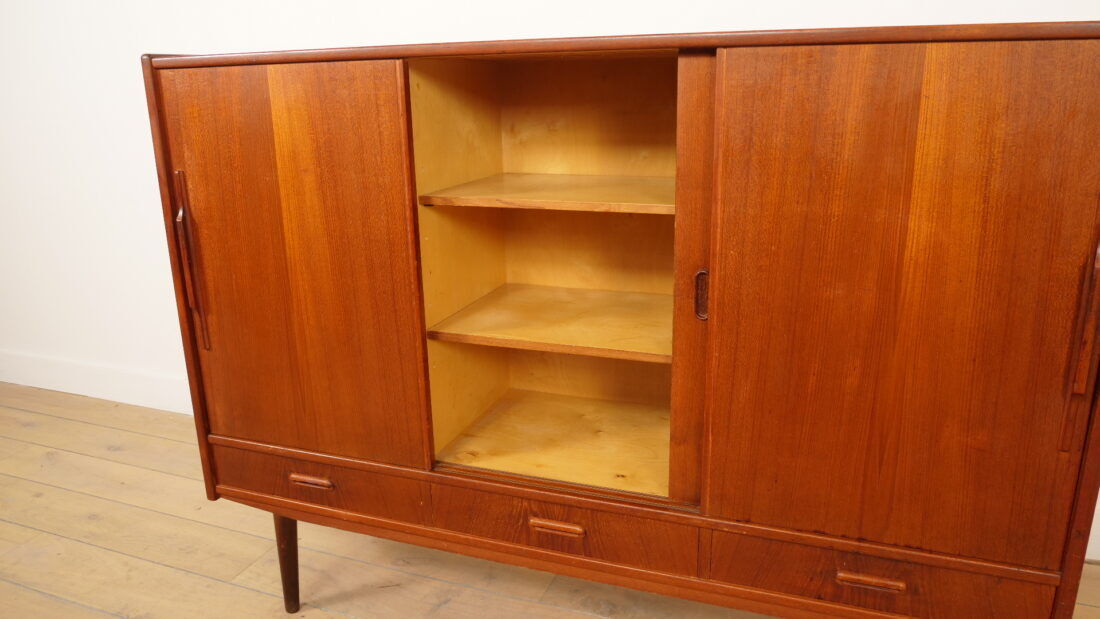 Buffet vintage | Armoire murale | Teck | 154 cm