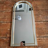 Arcade mirror with beaded screens, Deknudt design, 1980