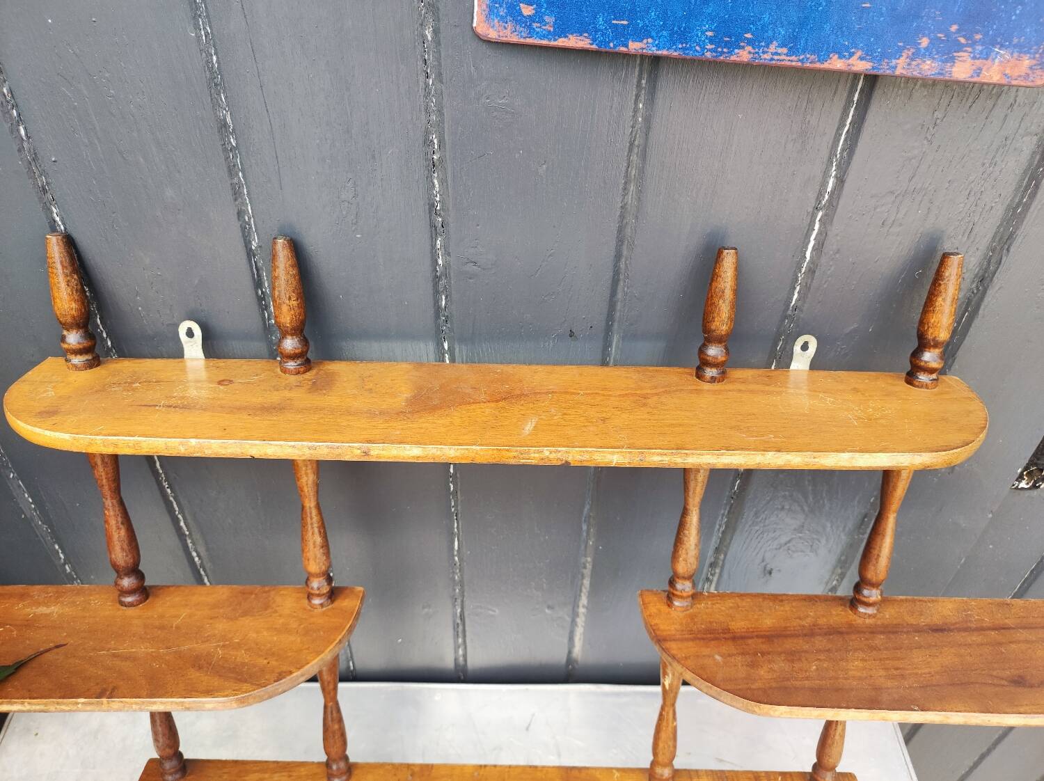 Vintage wooden shelf