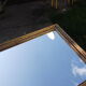 Golden mirror from the 50s/60s 40x70cm