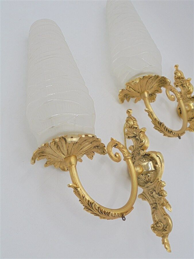 Pair of 2 wall lamp