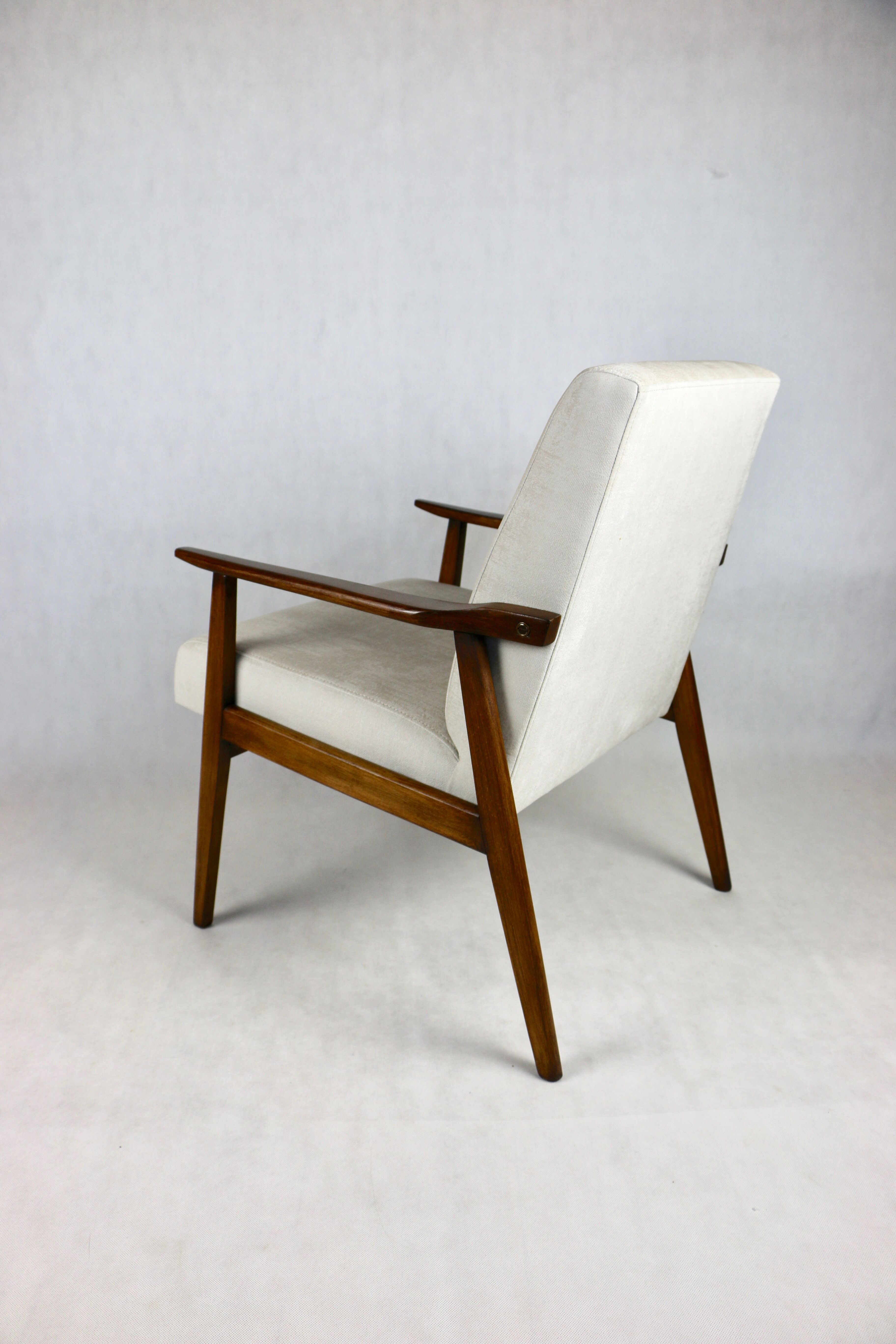 Fauteuil beige vintage, années 1970