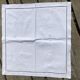 Pair of square pillowcases embroidered flower day ladder