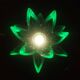 Green Water Lily Lotus Flower Night Light Lamp, Eastern Europe