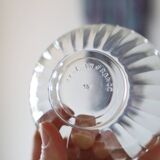 Set of 8 small bowls in pink, green and blue glass Rosaline, Arcoroc, vintage French, vintage