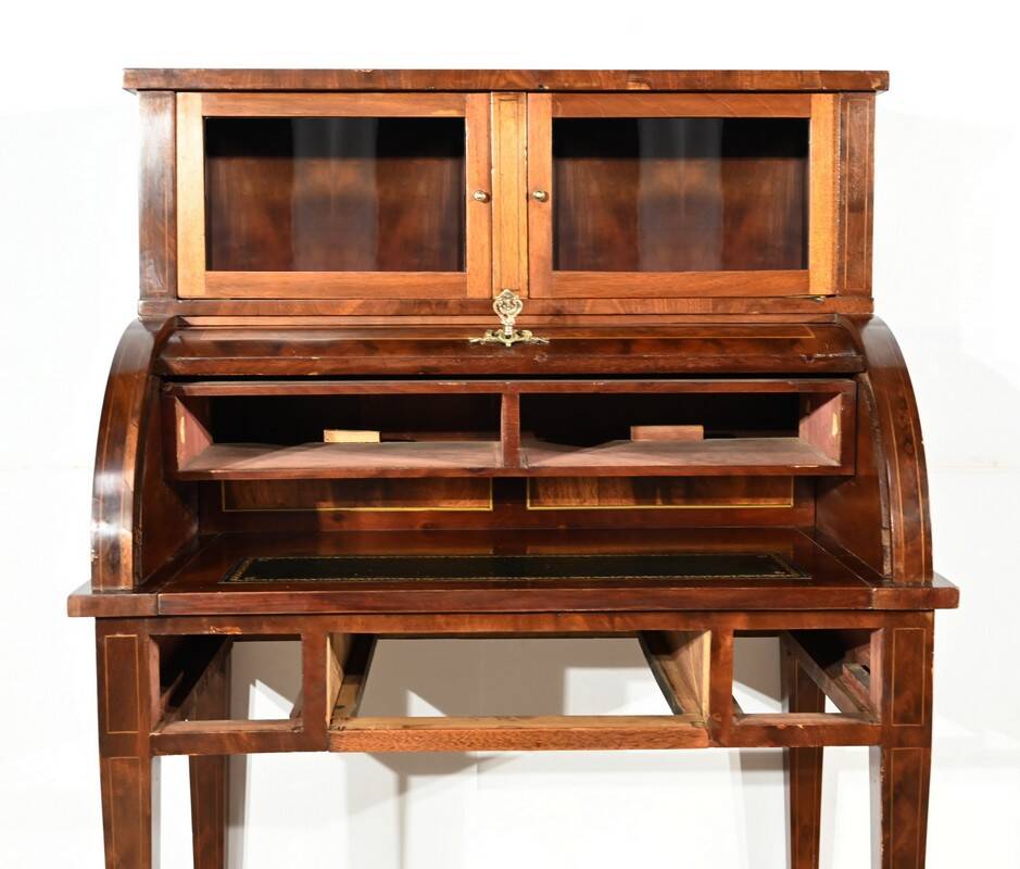 Small Bonheur du Jour Mahogany Desk, Louis XVI / Directory style – Early 20th century
