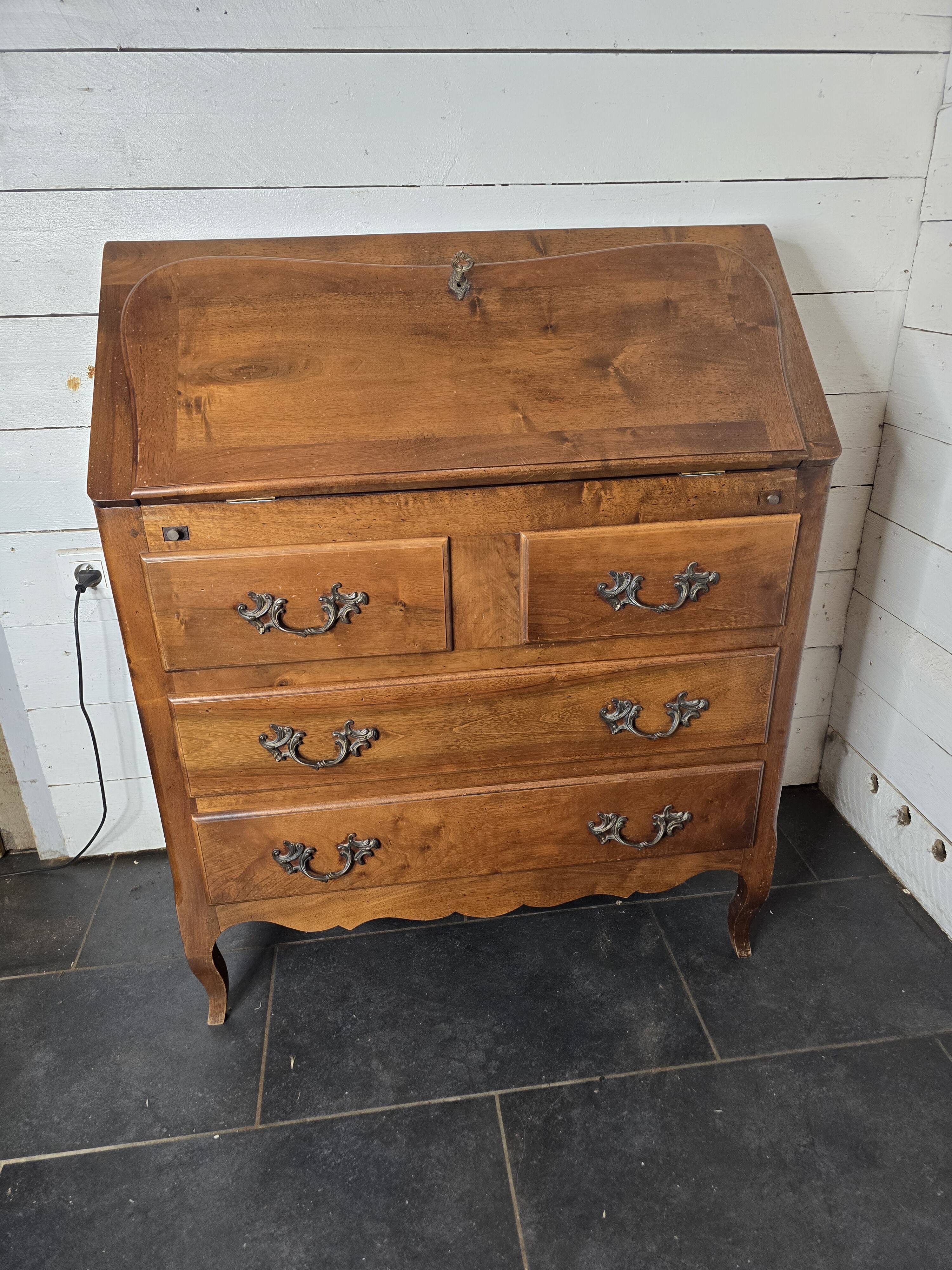 Walnut donkey desk