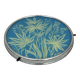 GOSMET Bydgoszcz Rotating Serving Platter – 1970s PRL Era – Vintage Turquoi