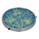 GOSMET Bydgoszcz Rotating Serving Platter – 1970s PRL Era – Vintage Turquoi