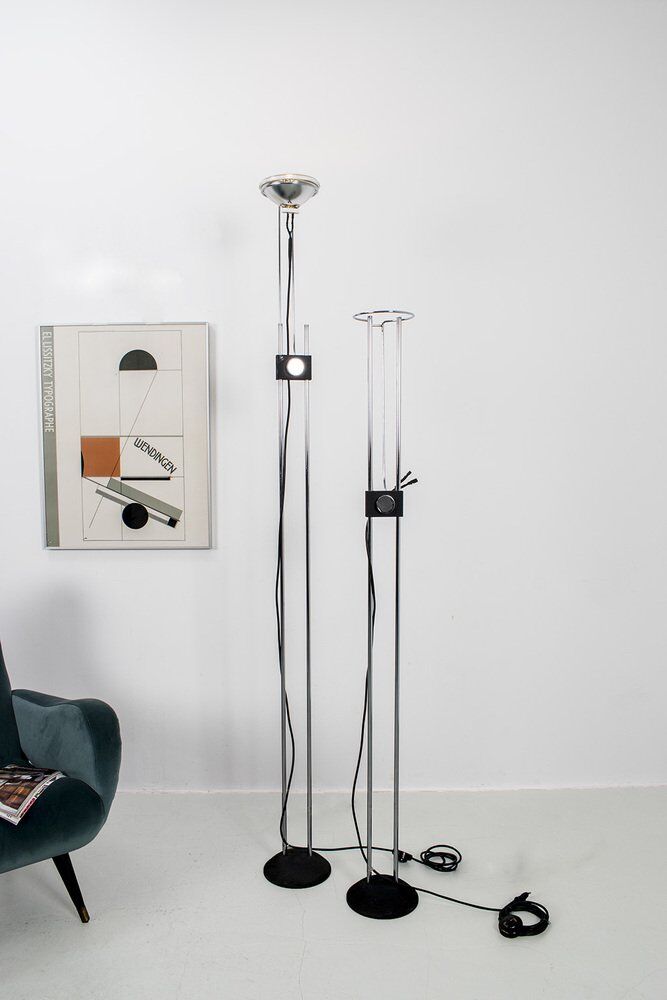 Vintage Italian Uplight Floor Lamps