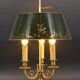 Bronze Gilt Bouillotte Lamp in Louis XVI Style with Three Lights