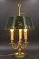 Bronze Gilt Bouillotte Lamp in Louis XVI Style with Three Lights