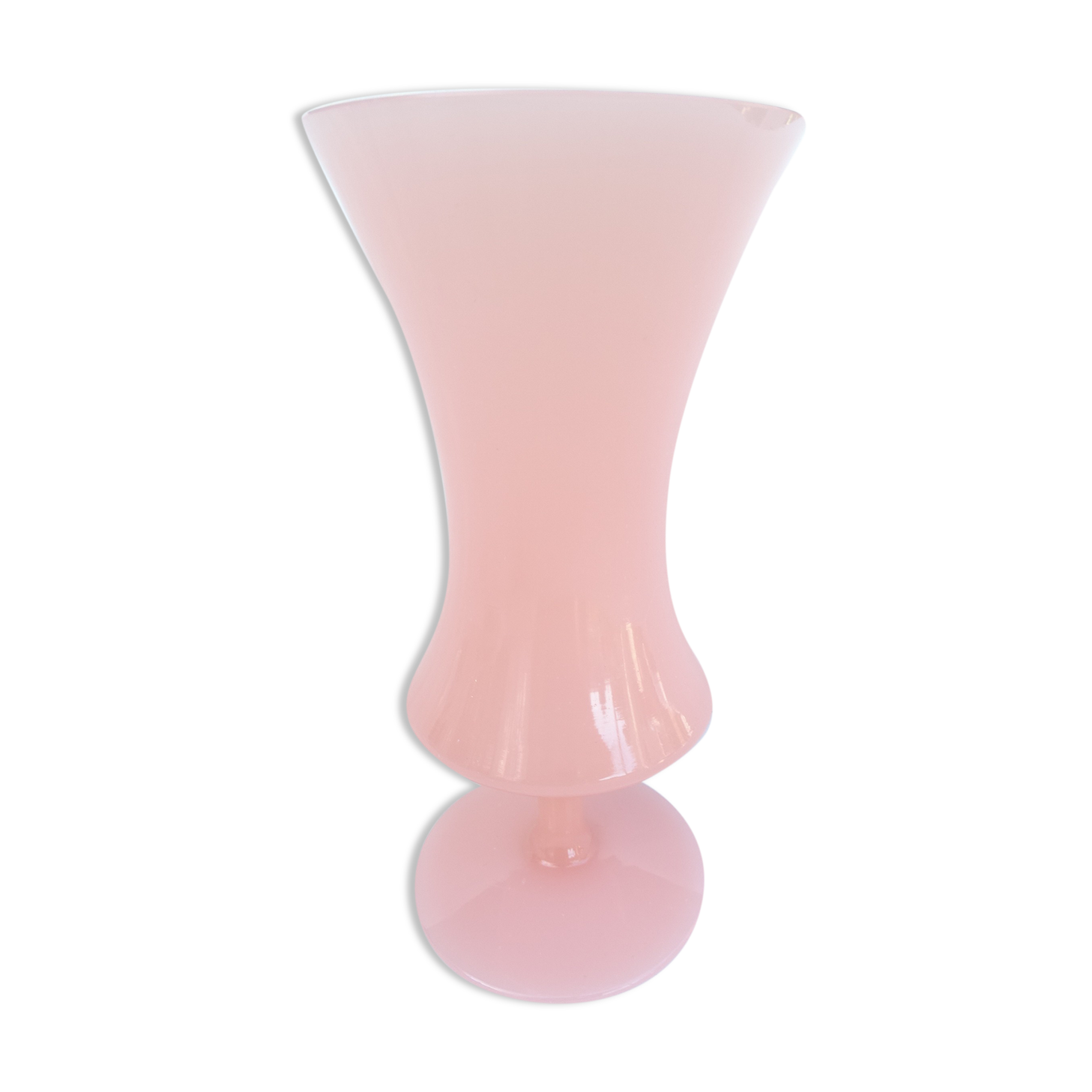 Pink opaline vase