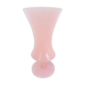 Pink opaline vase